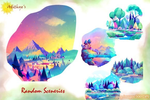 Download Random Sceneries - Premium Resources