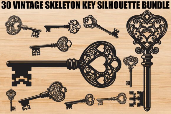 Download Vintage Skeleton Key Bundle - Vintage Collection