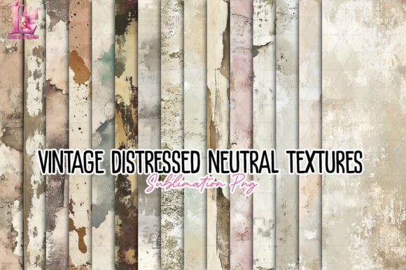 Download Vintage Distressed Neutral Textures - Vintage Collection