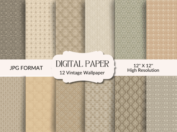 Download Seamless Victorian Vintage Wallpaper - Vintage Collection