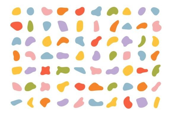 Download Various Blotch. Random Color Blobs, - Random Collection