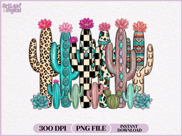 Download Preppy Western Cactus PNG - Cactus png Collection